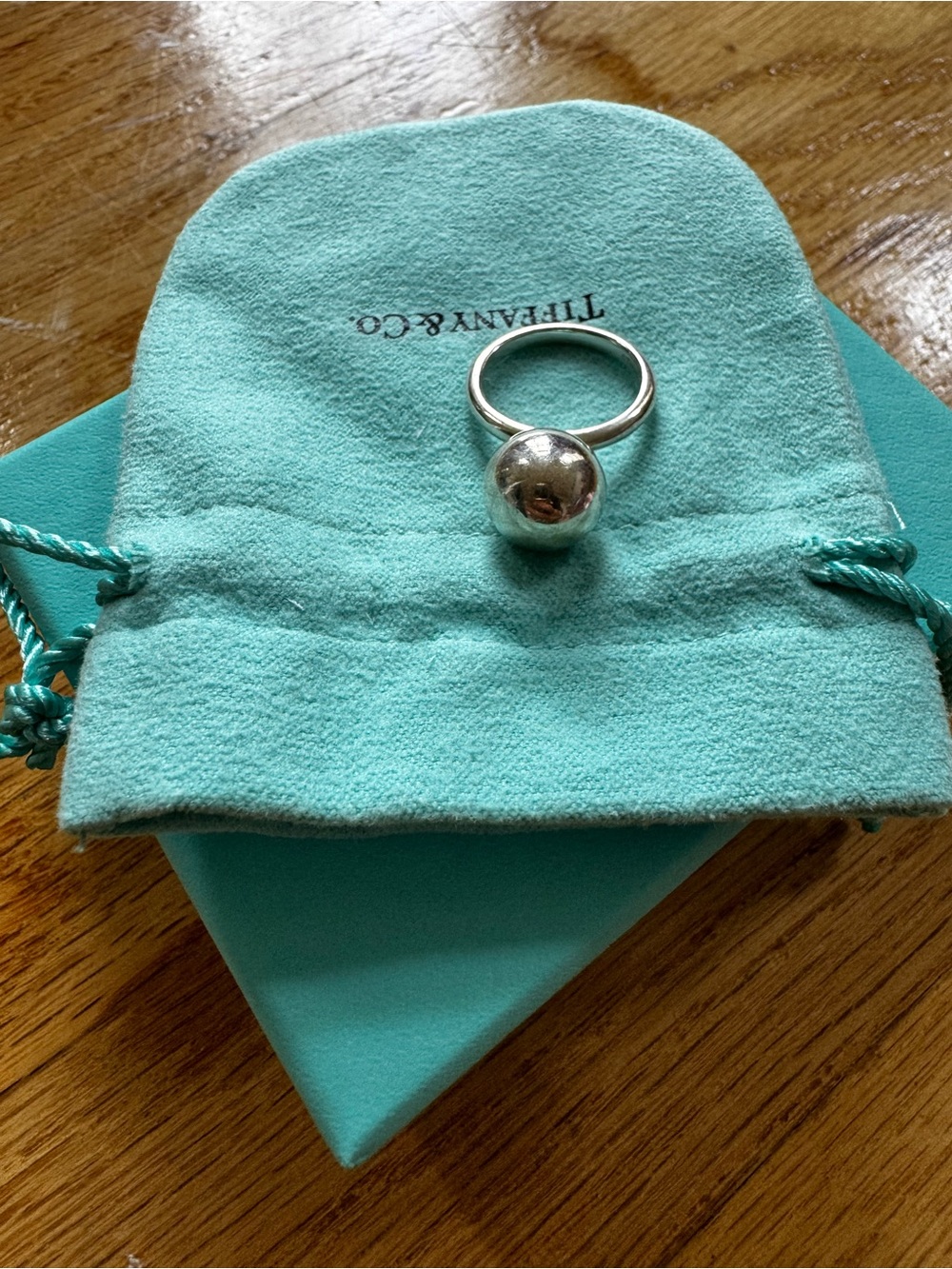 Tiffany & Co. Elsa Peretti Ball Ring in Silver